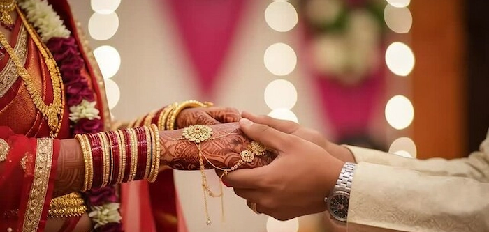Destination wedding celebration at a fort resort near Pune