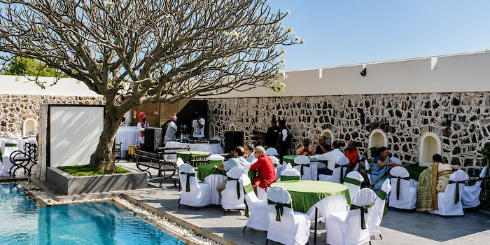 Choose a Fort Resort for Wedding Near Pune | Fort JadhavGadh Destination wedding celebration at a fort resort near Pune