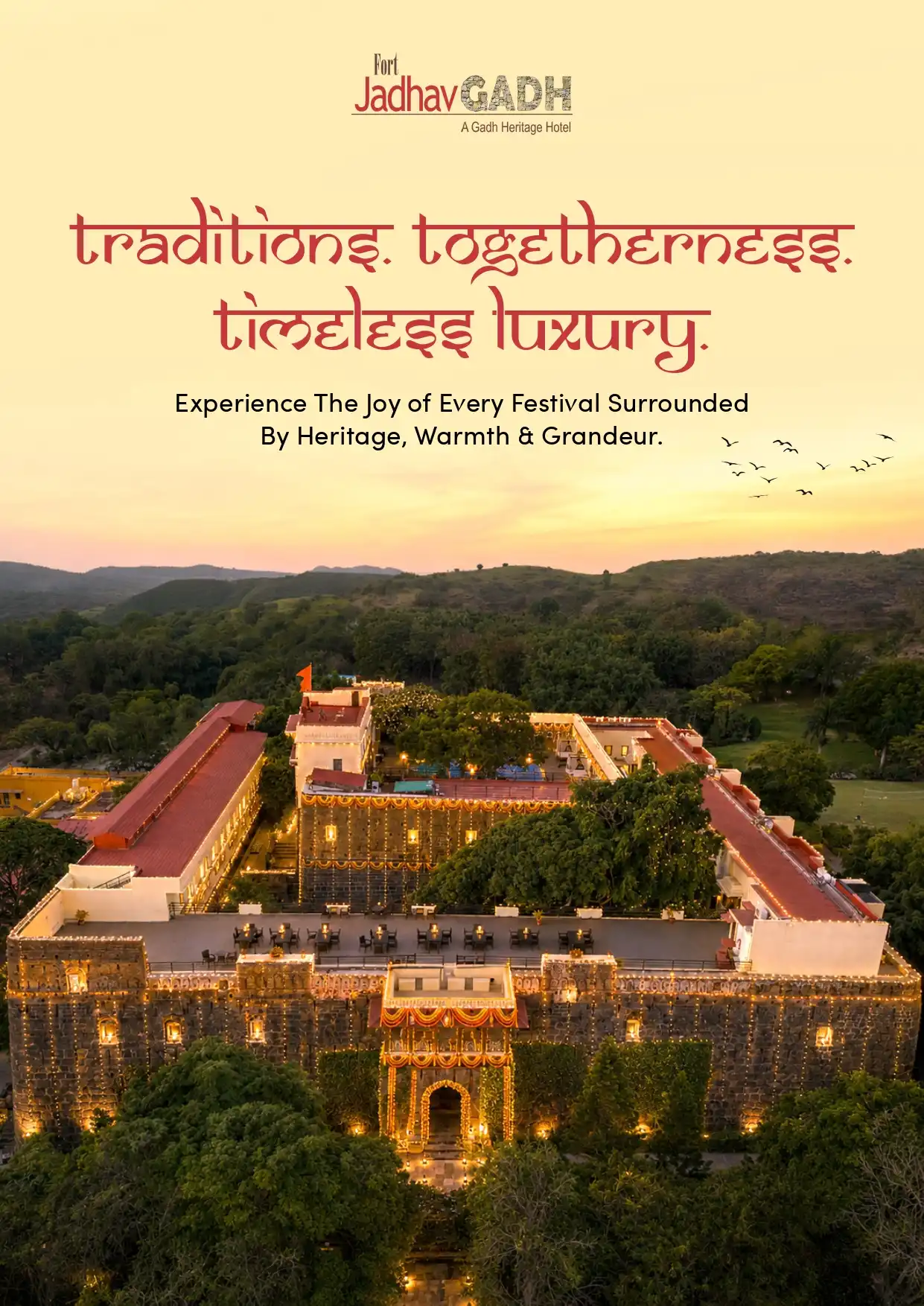 Festive season getaway at Fort JadhavGADH heritage resort near Pune