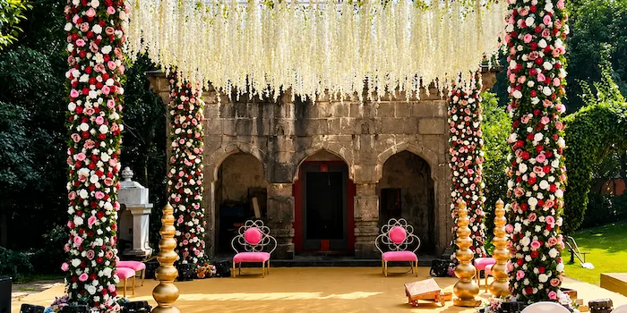 Luxury destination wedding resort near Pune with heritage architecture