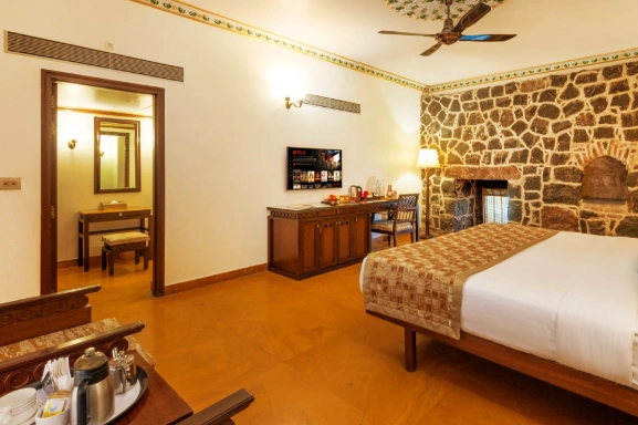Experience Kholi Deluxe Room at Heritage Resort in Pune