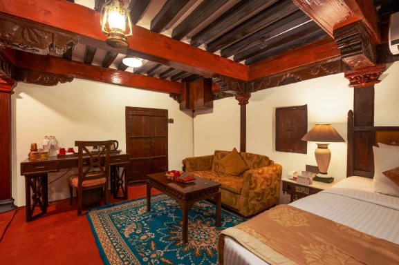 Luxury Maharani Suite at Fort JadhavGADH Resort near Pune