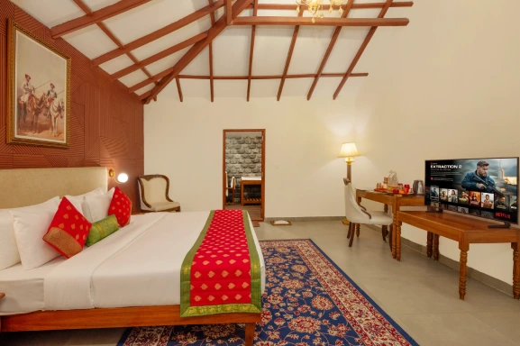Neem Forest Cottage with in-room spa treatments at resort in Pune.